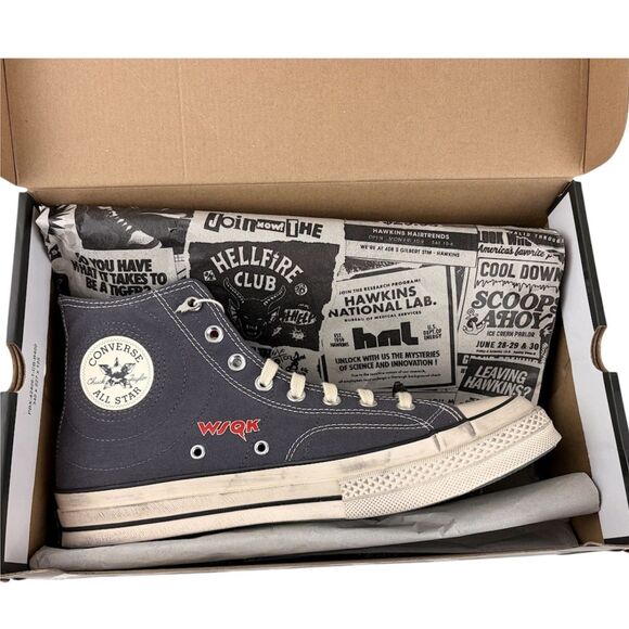 Converse X Stranger Things Chuck 70 Hi Top Sneaker 11.5 M/13.5W A17933C NEW RARE main image 8